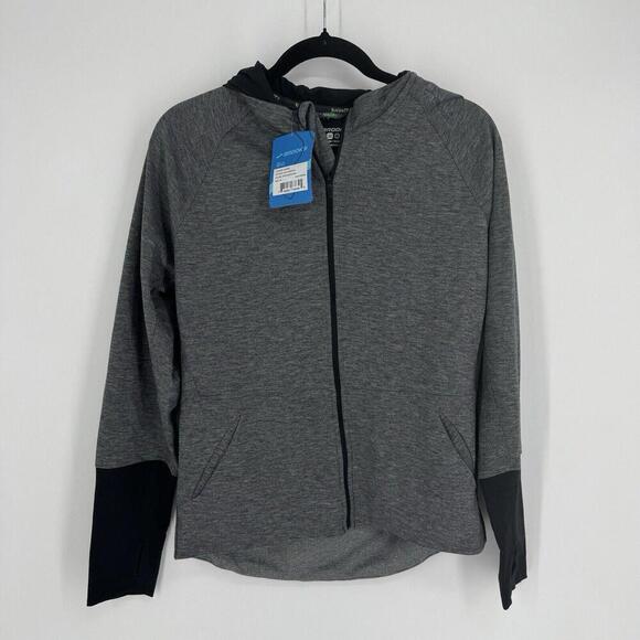 Brooks hoodie  womens medium M gray joyride running athletic outdoors trail - Picture 1 of 6
